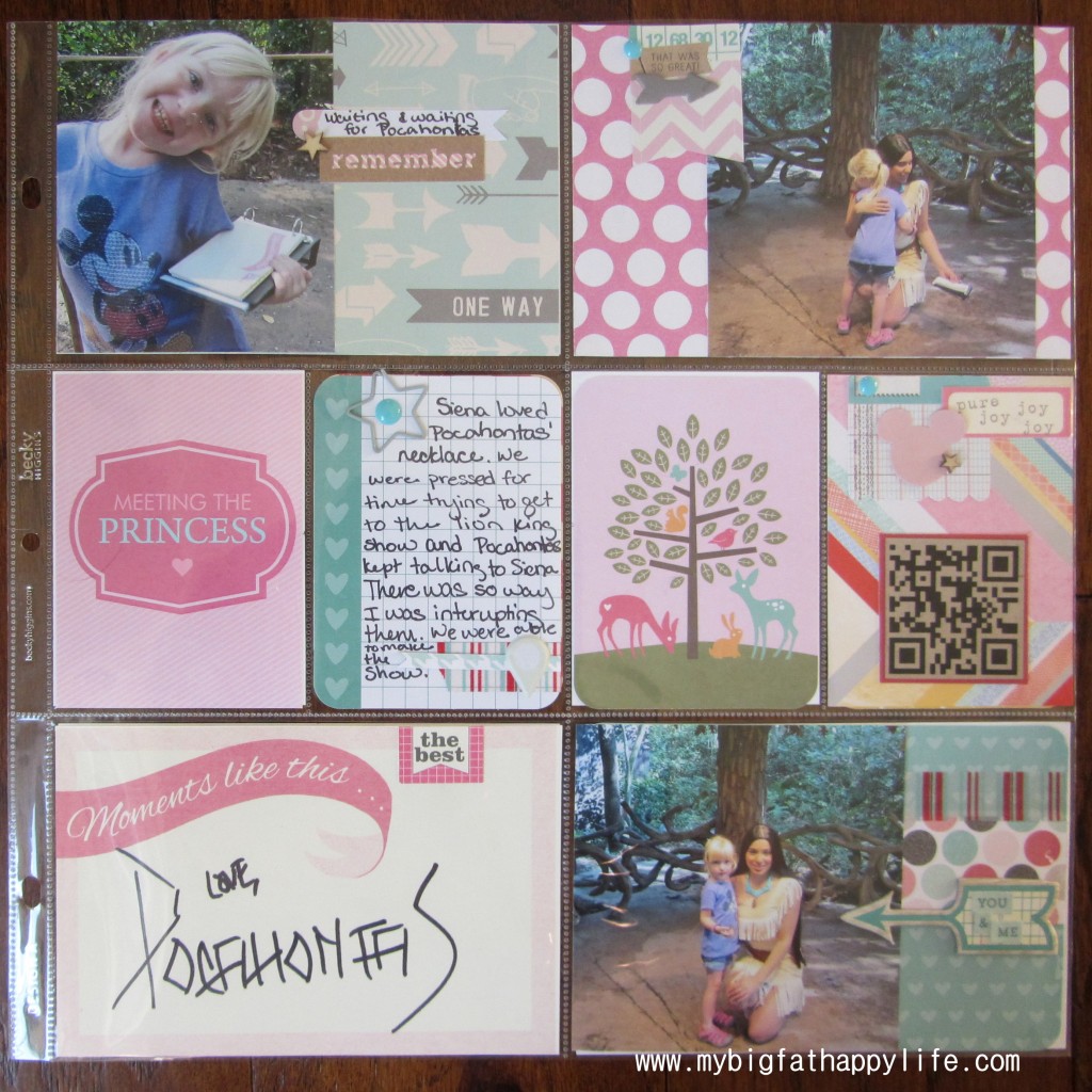 Adding QR Codes to Your Scrapbook Layouts | mybigfathappylife.com