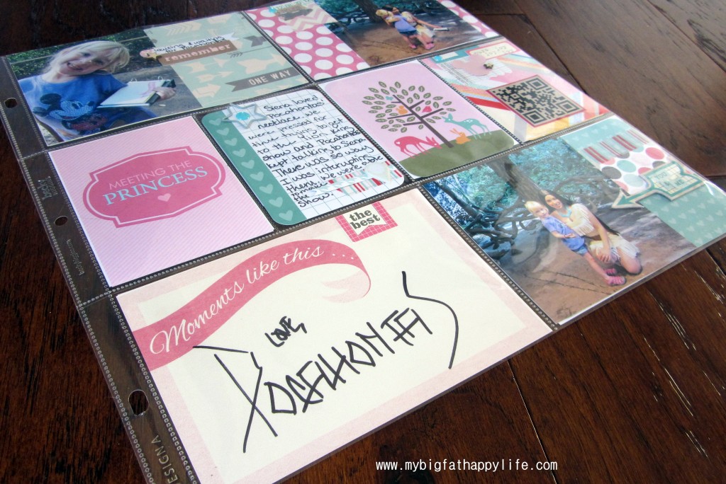 Adding QR Codes to Your Scrapbook Layouts | mybigfathappylife.com