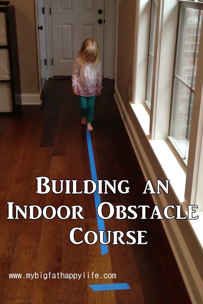Building an Indoor Obstacle Course | mybigfathappylife.com