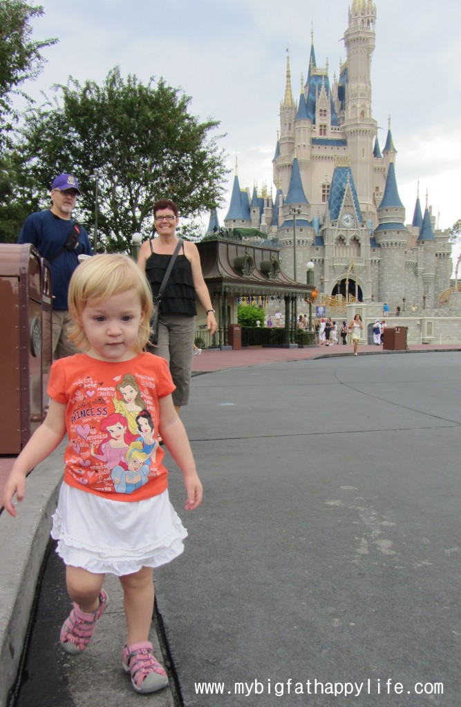 Cinderella's Castle Photo Ideas at Magic Kingdom, Disney World | mybigfathappylife.com