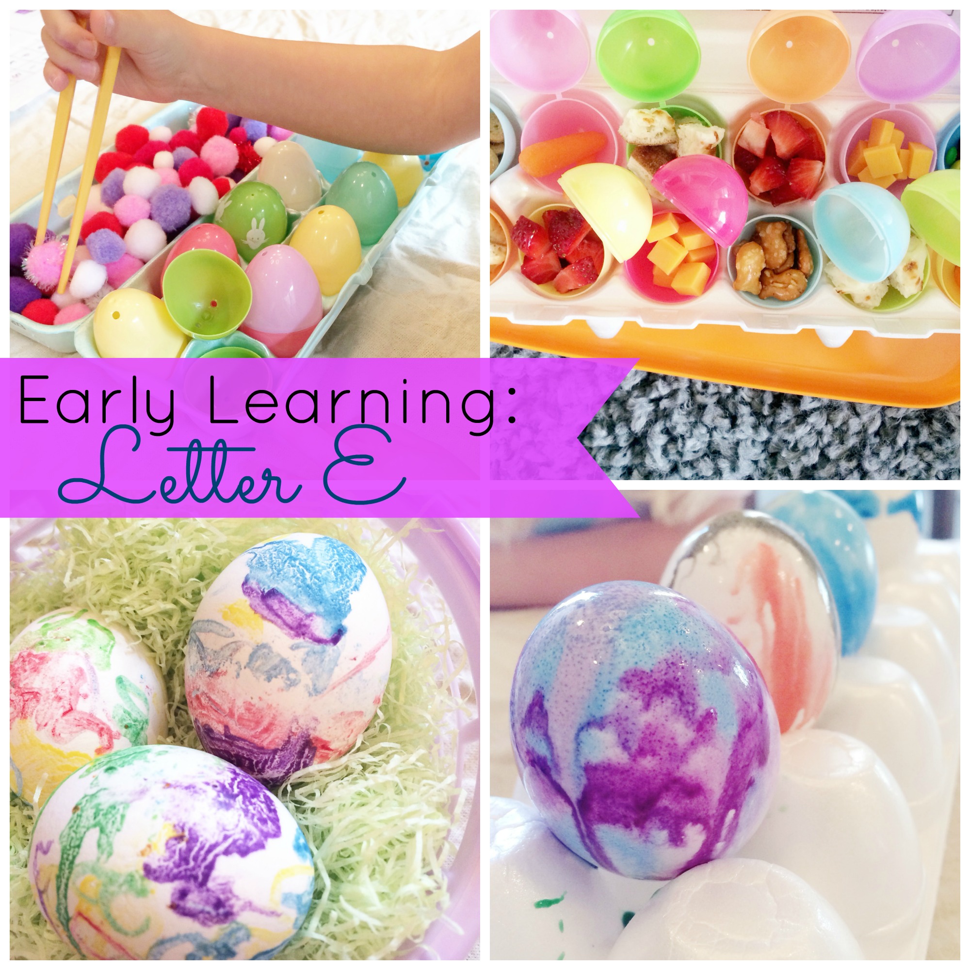 Preschool/Early Learning: Letter E | mybigfathappylife.com