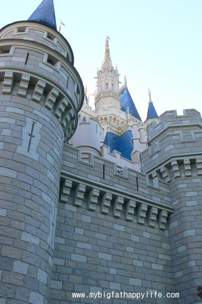 Cinderella's Castle Photo Ideas at Magic Kingdom, Disney World | mybigfathappylife.com