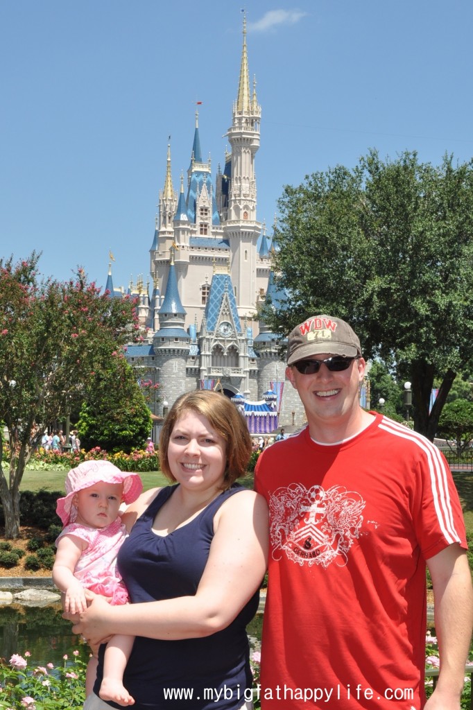 Cinderella's Castle Photo Ideas at Magic Kingdom, Disney World | mybigfathappylife.com