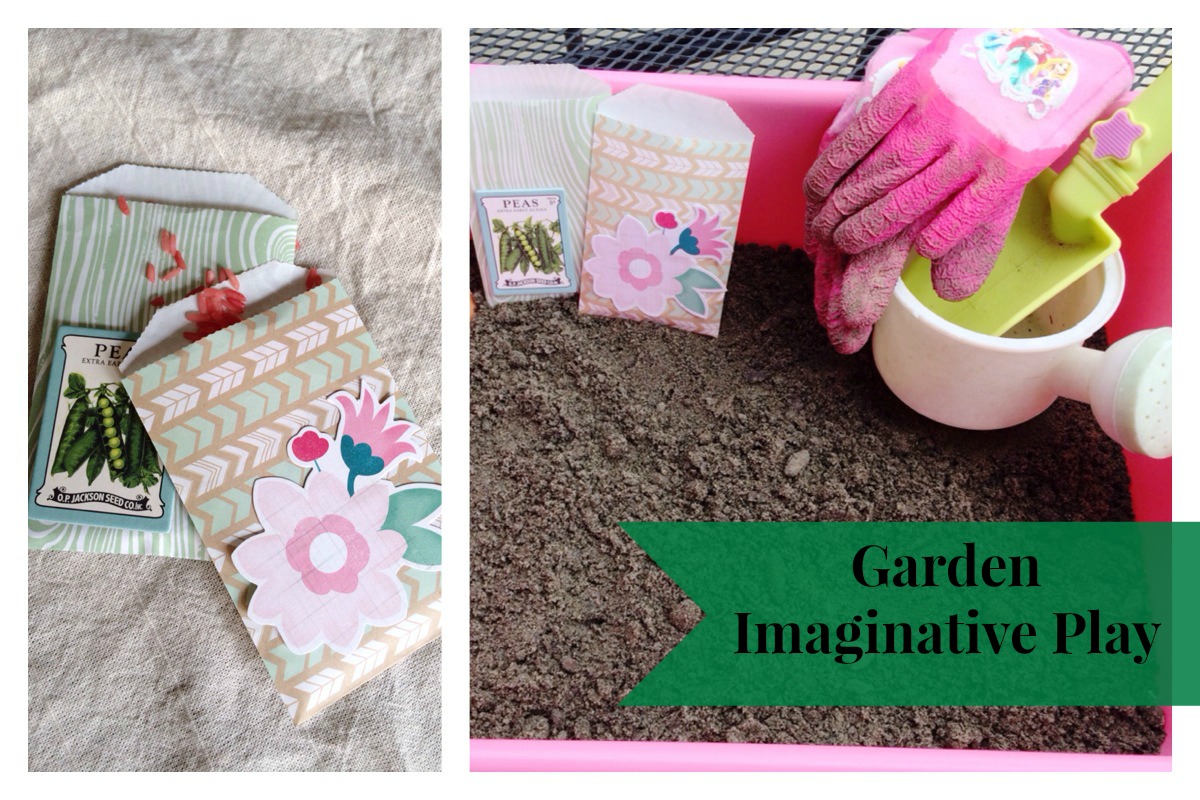 Garden Imaginative Play #playmatters | mybigfathappylife.com
