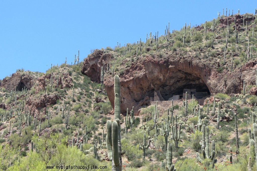 Tonto National Monument Cliff Dwellings in Arizona | mybigfathappylife.com