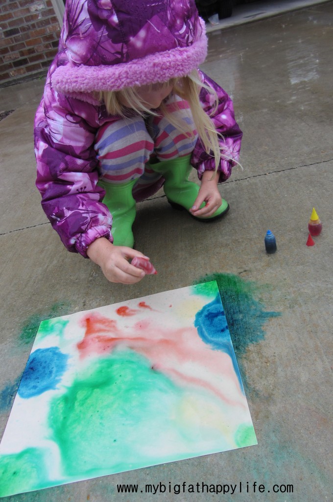 Rainy Day Art #kidsart #rainydayfun | mybigfathappylife.com