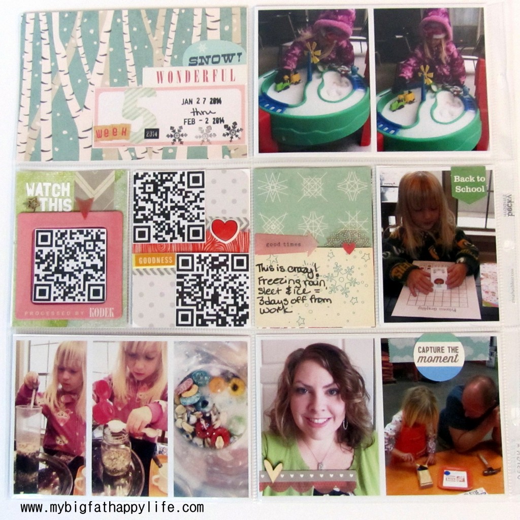 Project Life 2014: Week 5 #projectlife #scrapbooking #scrapbook | mybigfathappylife.com