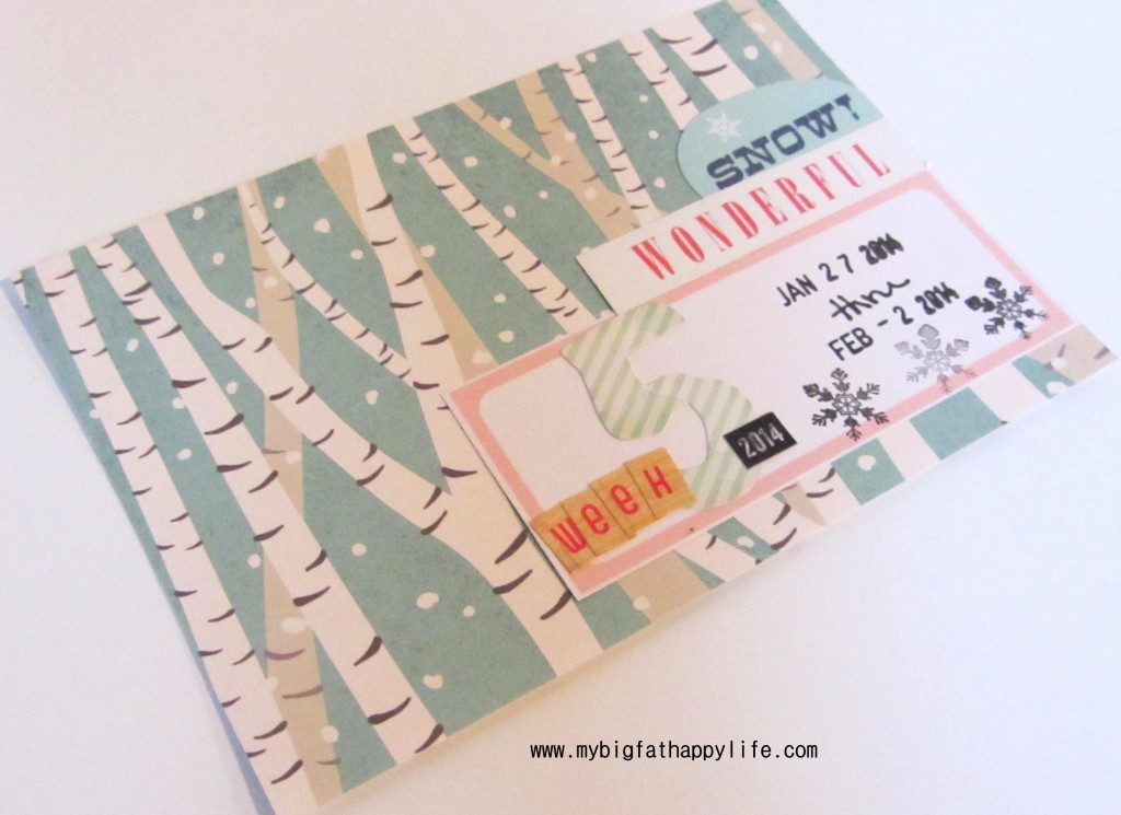 Project Life 2014: Week 5 #projectlife #scrapbooking #scrapbook | mybigfathappylife.com