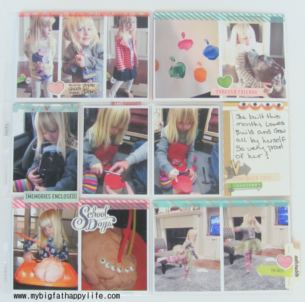 Project Life 2014: Week 6 #scrapbooking #scrapbook #projectlife | mybigfathappylife.com