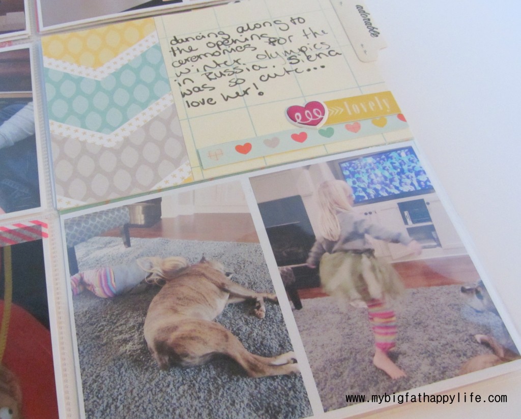 Project Life 2014: Week 6 #scrapbooking #scrapbook #projectlife | mybigfathappylife.com