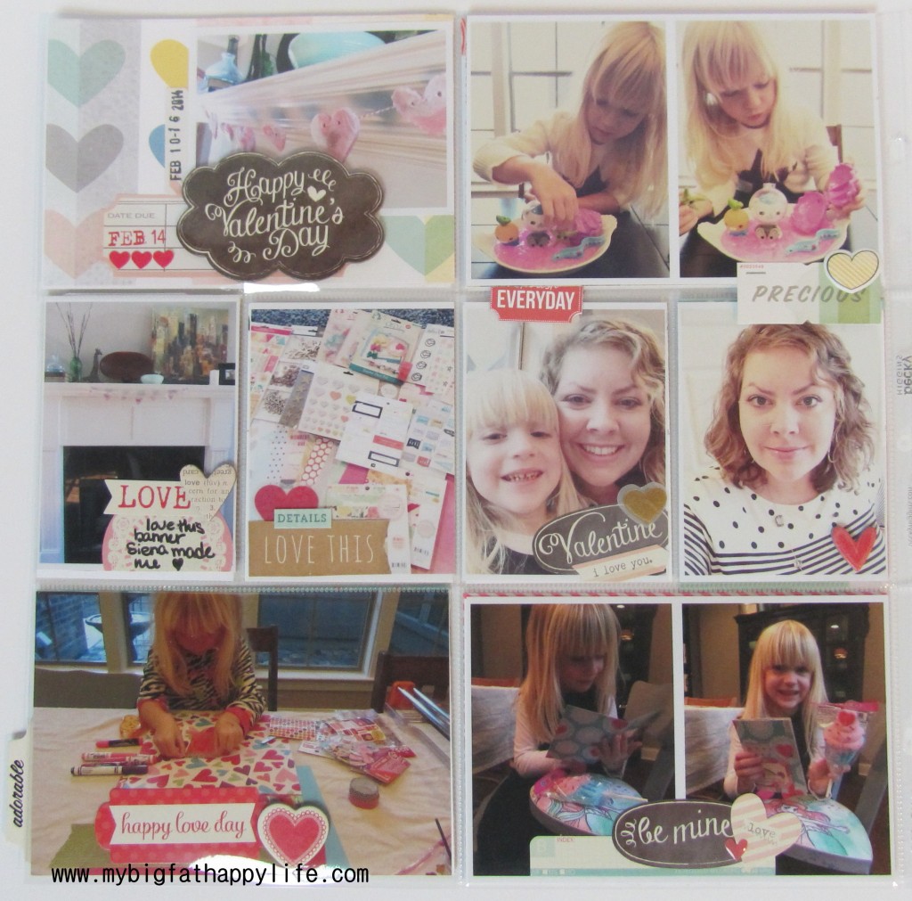 Project Life 2014: Week 7 #scrapbooking #scrapbook | mybigfathappylife.com