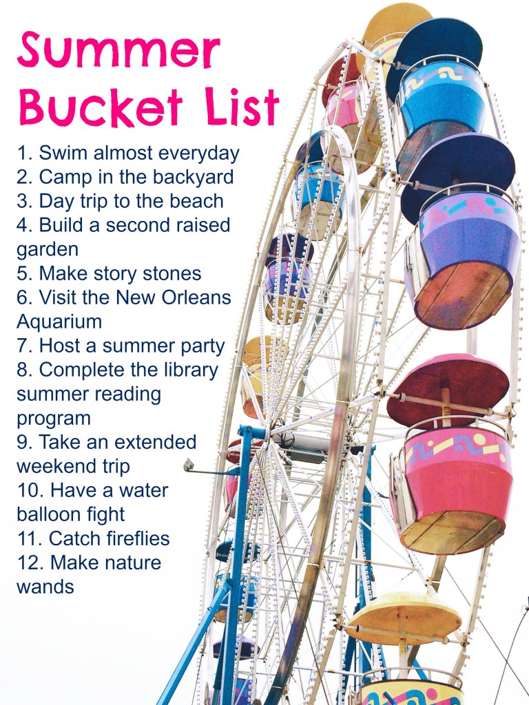 Summer Bucket List #summer | mybigfathappylife.com