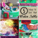 5 Ways to Use Your Water Table #kidsactivities #outsidefun #outdoorplay | mybigfathappylife.com