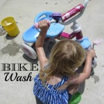 Bike Wash #outside #summerfun | mybigfathappylife.com