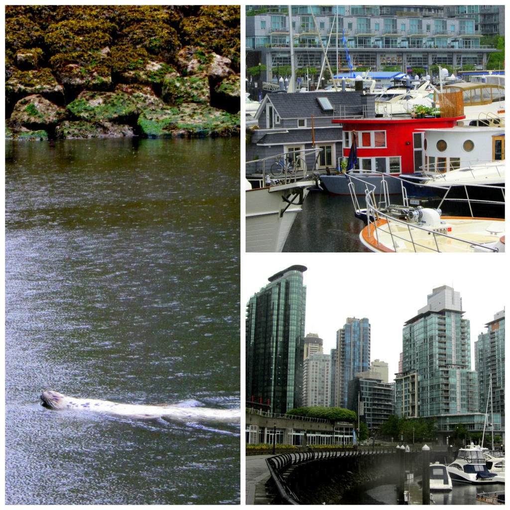 Vancouver, Canada; Olympic torch, Stanley Park, steam clock, Capilano Suspension Bridge and Cliffwalk, and Meat & Bread | mybigfathappylife.com