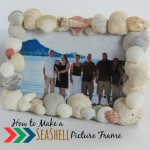 How to Make a Seashell Picture Frame | mybigfathappylife.com