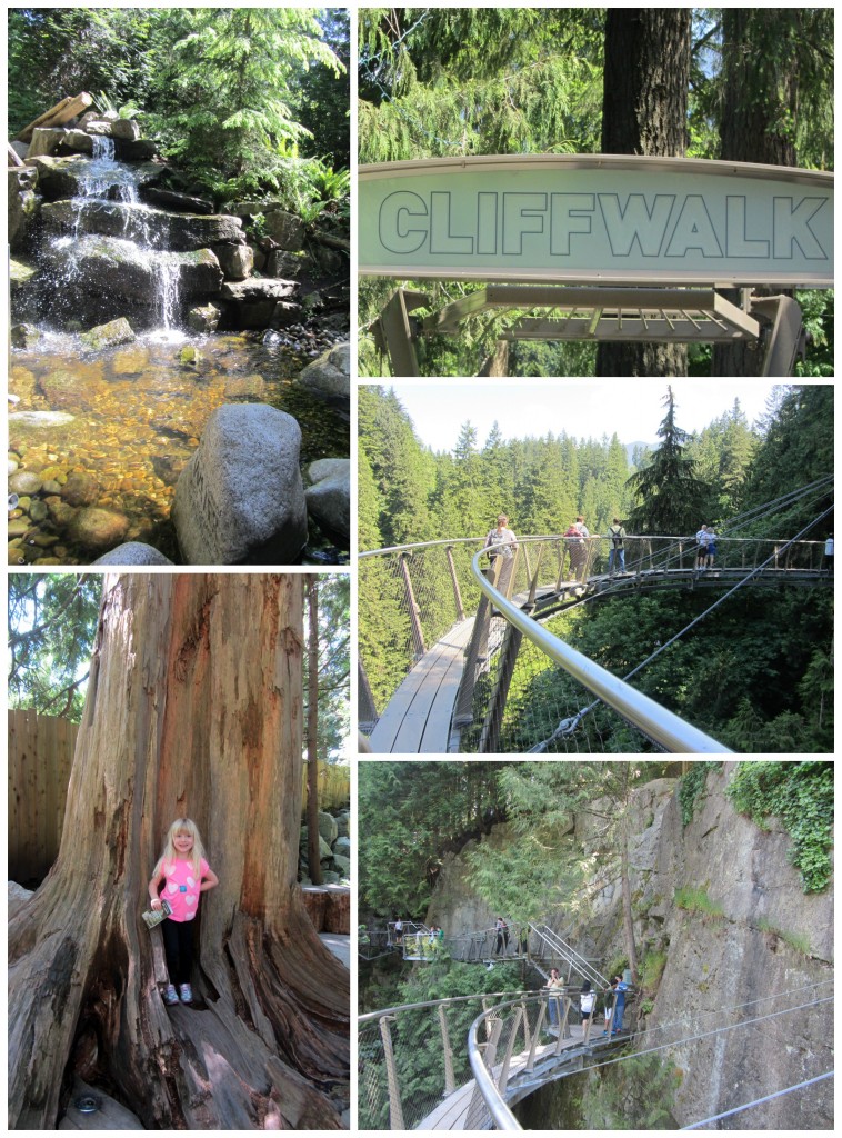 Vancouver, Canada; Olympic torch, Stanley Park, steam clock, Capilano Suspension Bridge and Cliffwalk, and Meat & Bread | mybigfathappylife.com