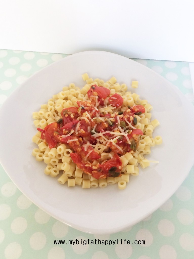 Summer Tomato Pasta and How to Use Tomatoes from Your Gardent #recipe | mybigfathappylife.com