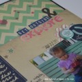 Get Outside & Explore Scrapbook Layout #scrapbooking #scrapbook | mybigfathappylife.com