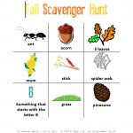 Fall Scavenger Hunt with FREE Printable #fall #outside #kidsactivity | mybigfathappylife.com