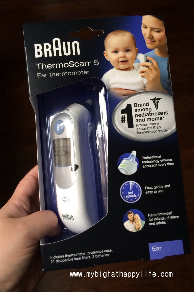 Braun Thermoscan 5 Thermometer Review #BraunTherms #Influencer | mybigfathappylife.com