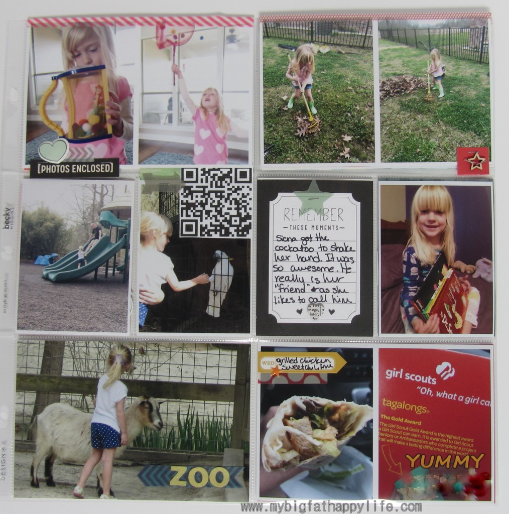 Project Life 2014 Week 9 #scrapbook #projectlife #scrapbooking | mybigfathappylife.com