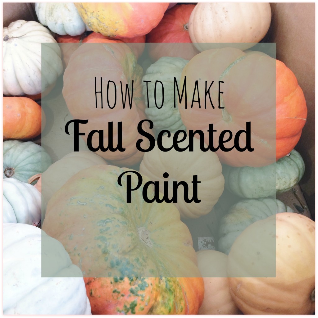 How to Make Fall Scented Paint #artsandcrafts #kidsactivity #fall | mybigfathappylife.com