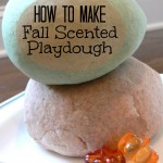 How to Make Fall Scented Playdough #kidsartsandcrafts #playdough #fall #autumn | mybigfathappylife.com
