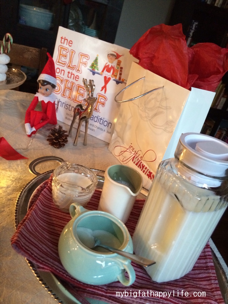 Elf on the Shelf Breakfast #elfontheshelf #welcome #christmas | mybigfathappylife.com
