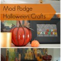 Mod Podge Halloween Craft #plaidcrafts #modpodge #decoden #whippedclay | mybigfathappylife.com