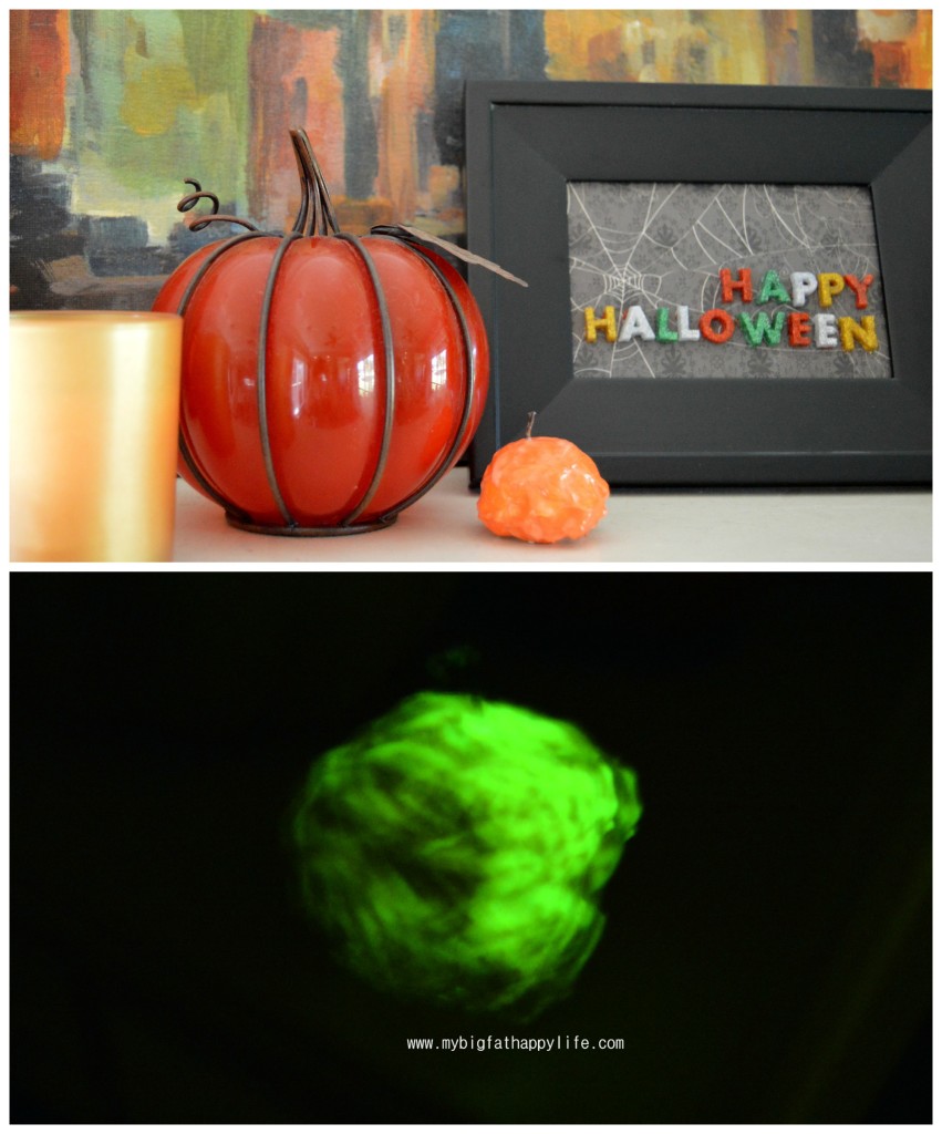 Mod Podge Halloween Craft #plaidcrafts #modpodge #decoden #whippedclay | mybigfathappylife.com