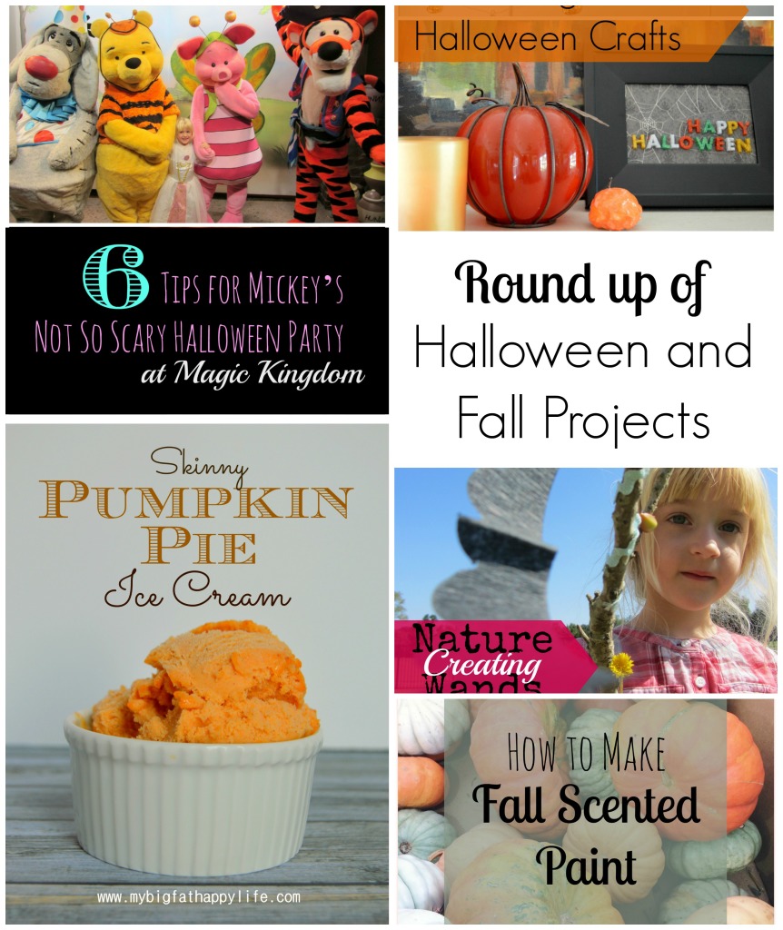 Round up of Halloween and Fall Projects #fall #halloween #recipes #travel #decor