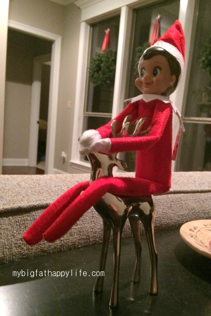 24 Non-Messy Elf on the Shelf Antics #elfontheshelfideas #elfontheshelf #christmas | mybigfathappylife.com