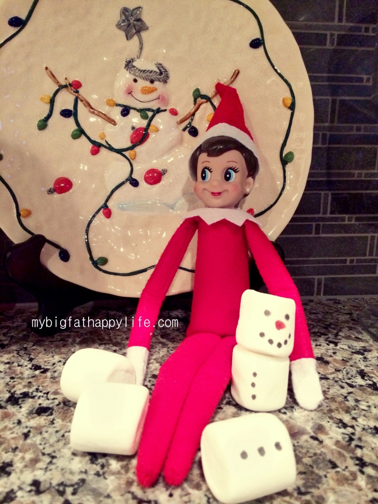 24 Non-Messy Elf on the Shelf Antics #elfontheshelfideas #elfontheshelf #christmas | mybigfathappylife.com