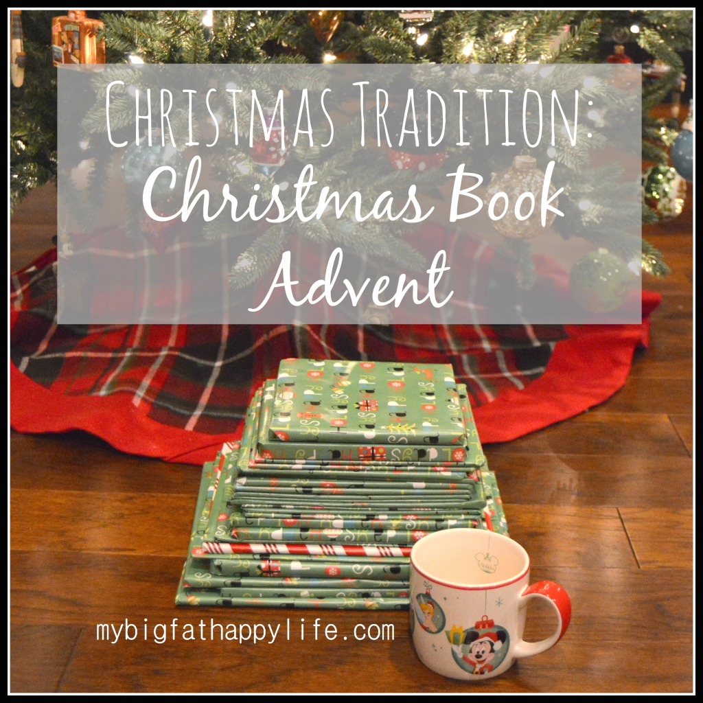 Christmas Book Advent #christmas #advent | mybigfathappylife.com