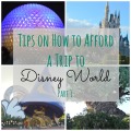 Tips on How to Afford a Trip to Disney World | mybigfathappylife.com