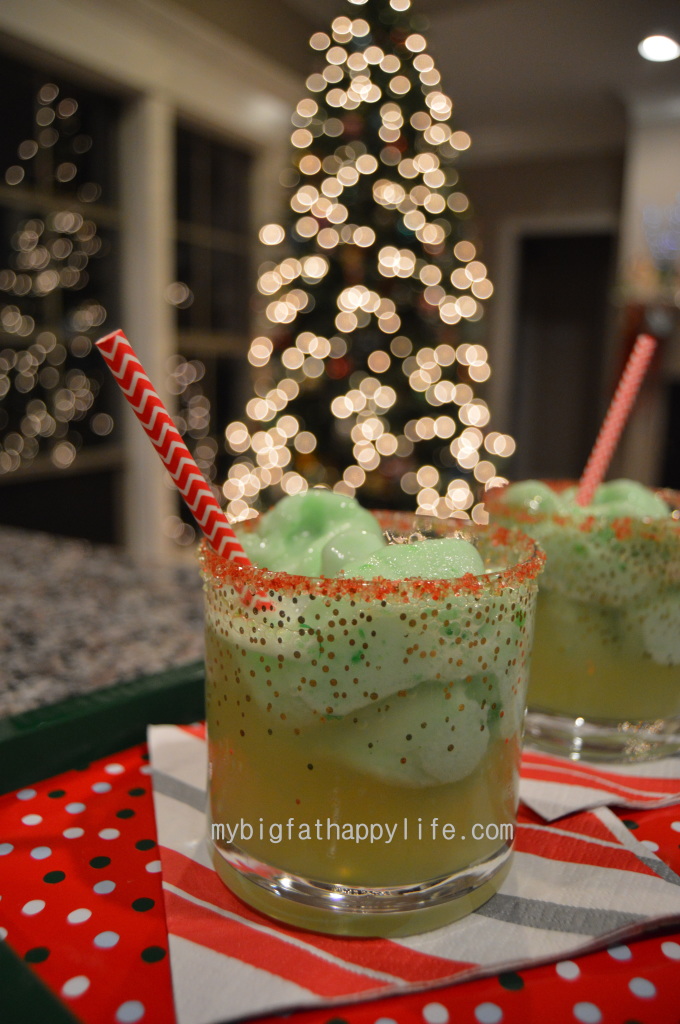 Grinch Drink #Christmas | mybigfathappylife.com