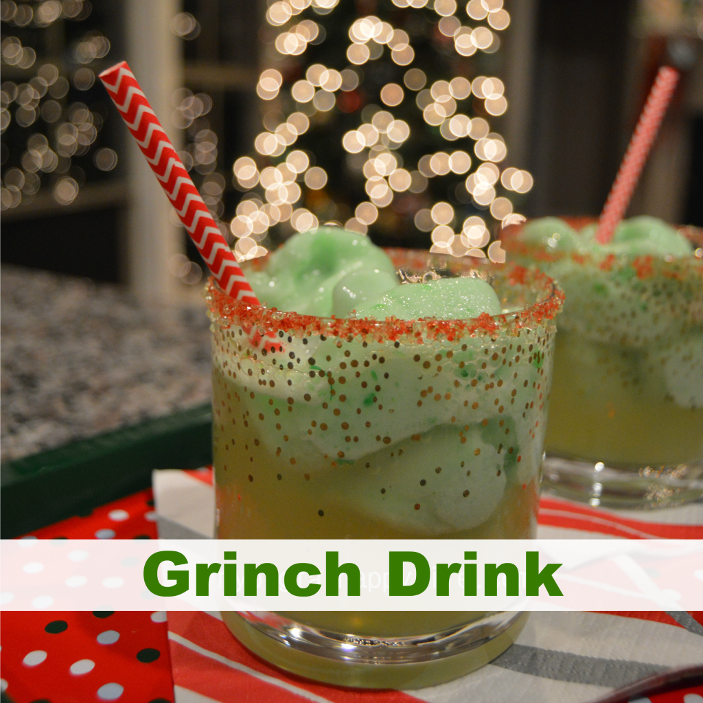 Grinch Drink #Christmas | mybigfathappylife.com