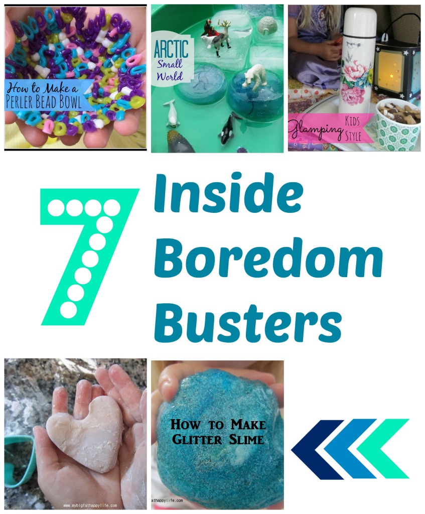 7 Inside Boredom Busters #kidsactivities | mybigfathappylife.com
