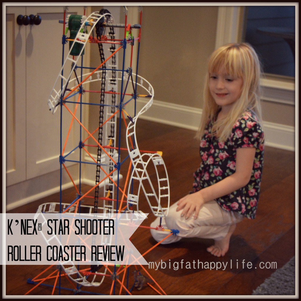 K’NEX® Star Shooter Roller Coaster #ChosenByKids Review #Christmas | mybigfathappylife.com