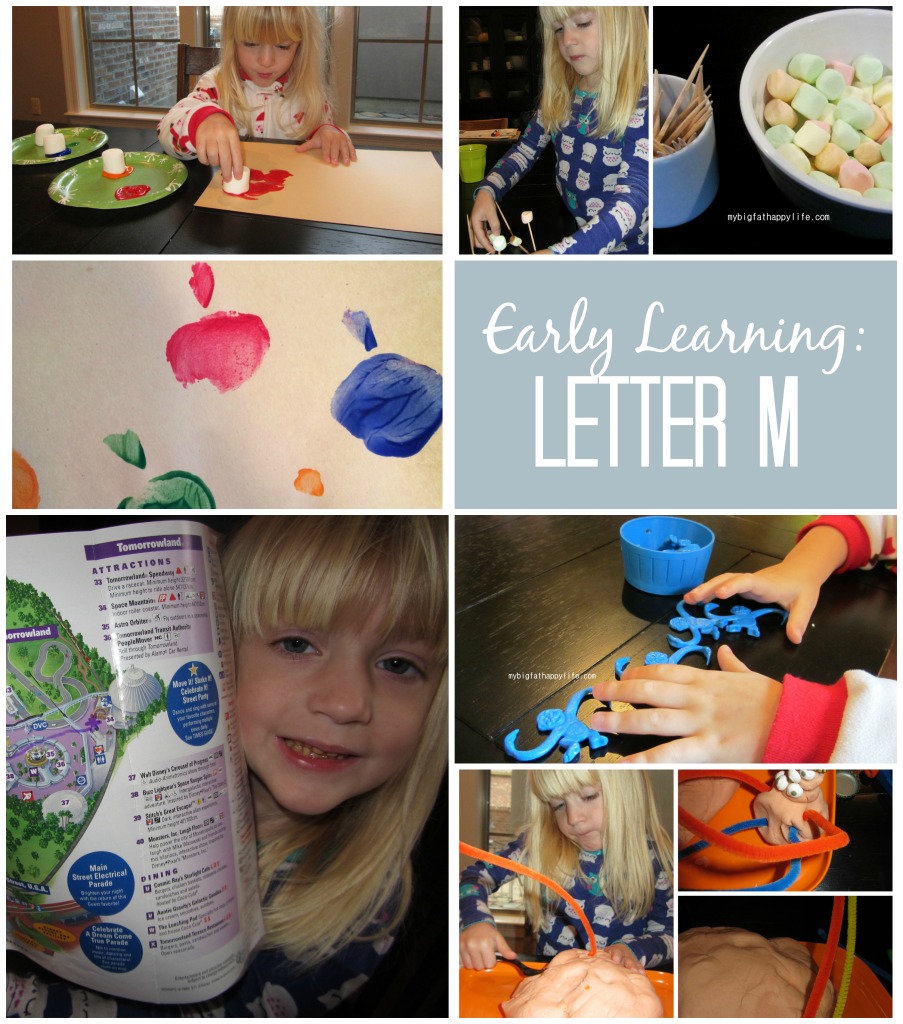 Early Learning: Letter M #preschool #homeschool #science #artsandcrafts | mybigfathappylife.com