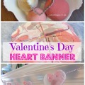 How to make a Valentine's Day Heart Banner | mybigfathappylife.com