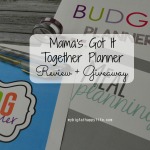 Mama's Got It Together Planner Review + Giveaway | mybigfathappylife.com