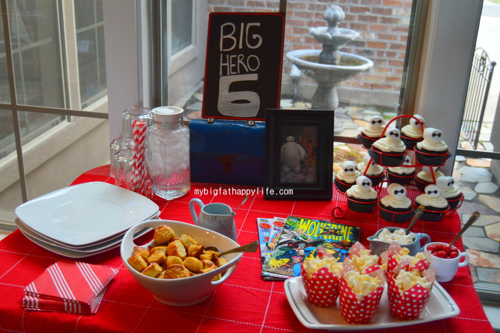 Big Hero 6 Viewing Party or Birthday Party, Disney Movie Fun | mybigfathappylife.com