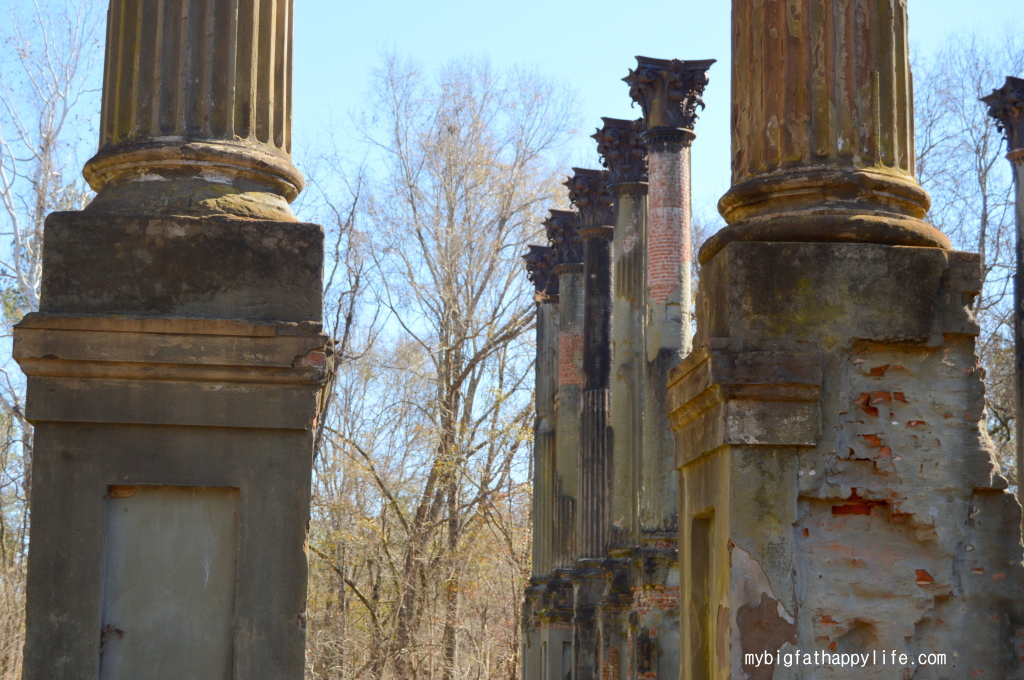 Natchez Trace Parkway in Mississippi; first 30 miles from Natchez including Windsor Ruins, Emerald Mound and Mount Locust | mybigfathappylife.com