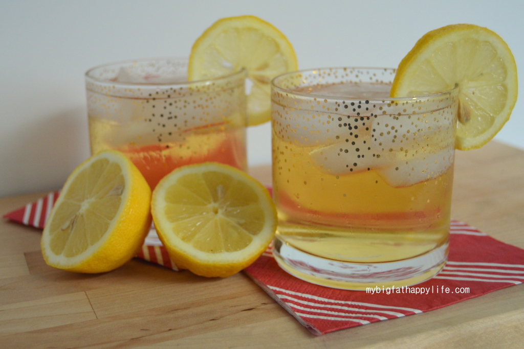 Maple Bourbon Cocktail with Veri Soda; tastes like a Maple Nut Goodies | mybigfathappylife.com