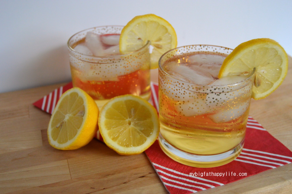 Maple Bourbon Cocktail with Veri Soda; tastes like a Maple Nut Goodies | mybigfathappylife.com