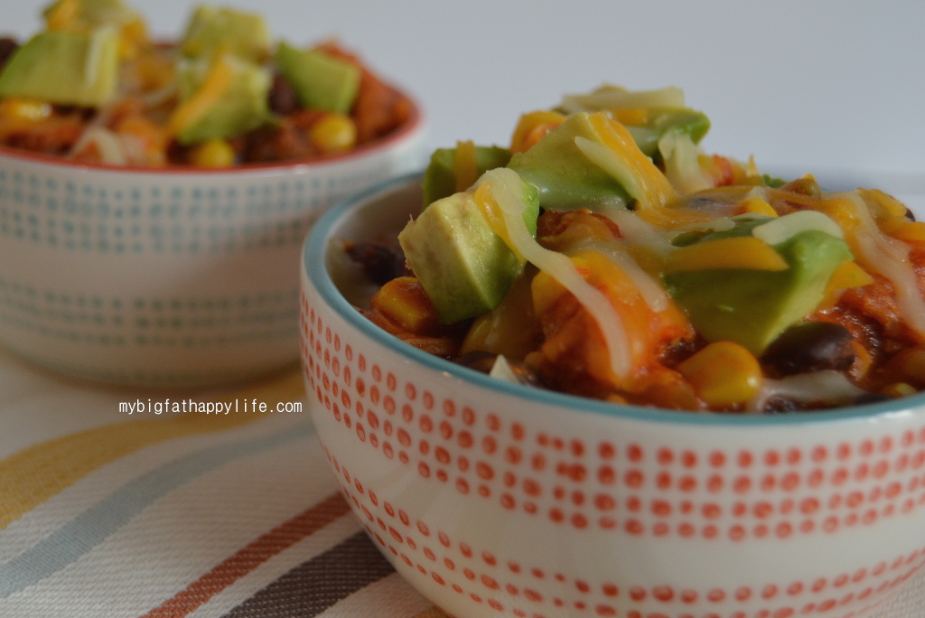 Mexican One Pot Pasta - a flavorful, quick and easy weeknight dinner | mybigfathappylife.com