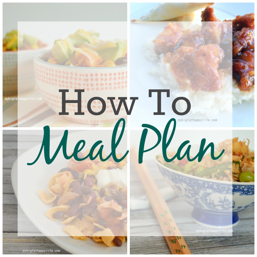 How to Meal Plan; Meal Planning | mybigfathappylife.com