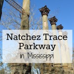 Natchez Trace Parkway in Mississippi; first 30 miles from Natchez including Windsor Ruins, Emerald Mound and Mount Locust | mybigfathappylife.com